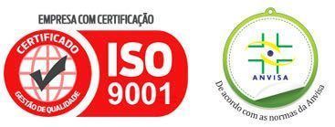 logo iso 9001 e ANVISA